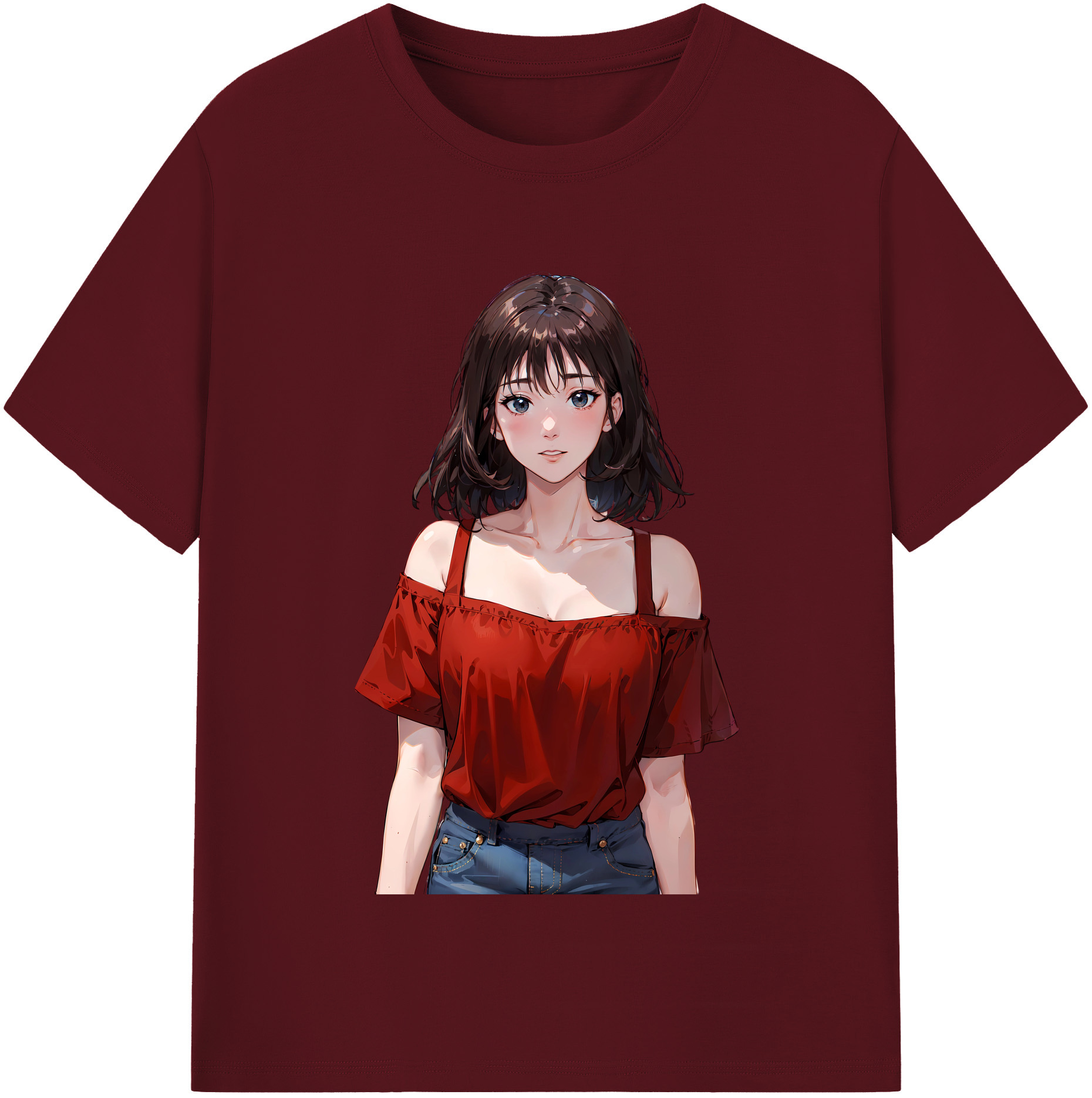 SLAM DUNK／スラムダンク 綿100％半袖Tシャツ（フロントプリント）